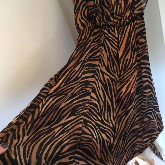 Black white market silk dress - Picture 7 of 7